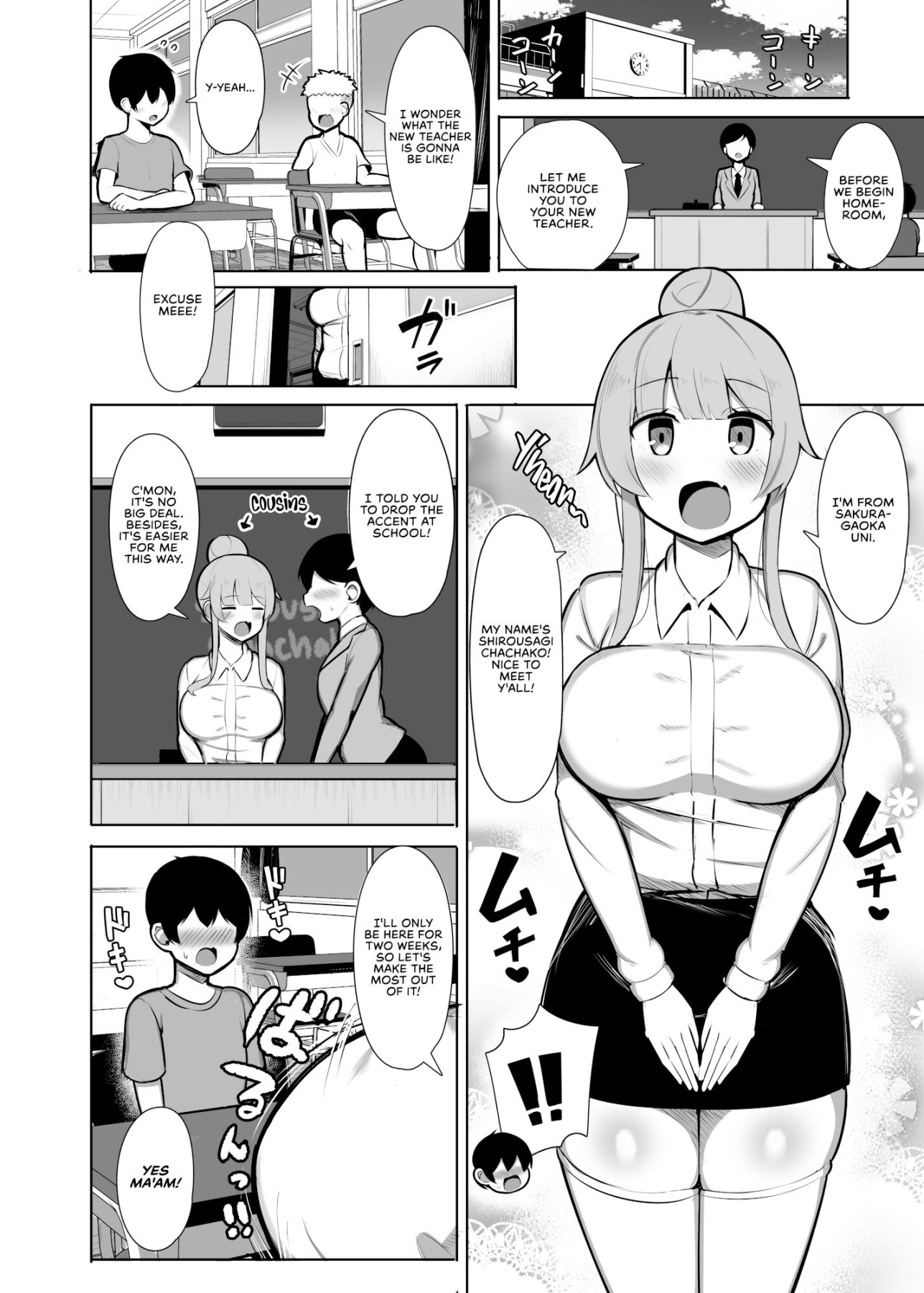 Hentai Manga Comic-A Story About How I Was Smashed, Ravished, and Caressed by a Kansai Dialect Speaking Trainee Teacher-Read-3